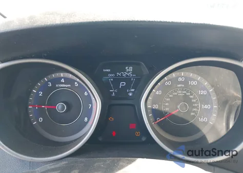 2013 Hyundai Elantra Gs z USA, uszkodzony, nr VIN KMHDH6AE6DU013434